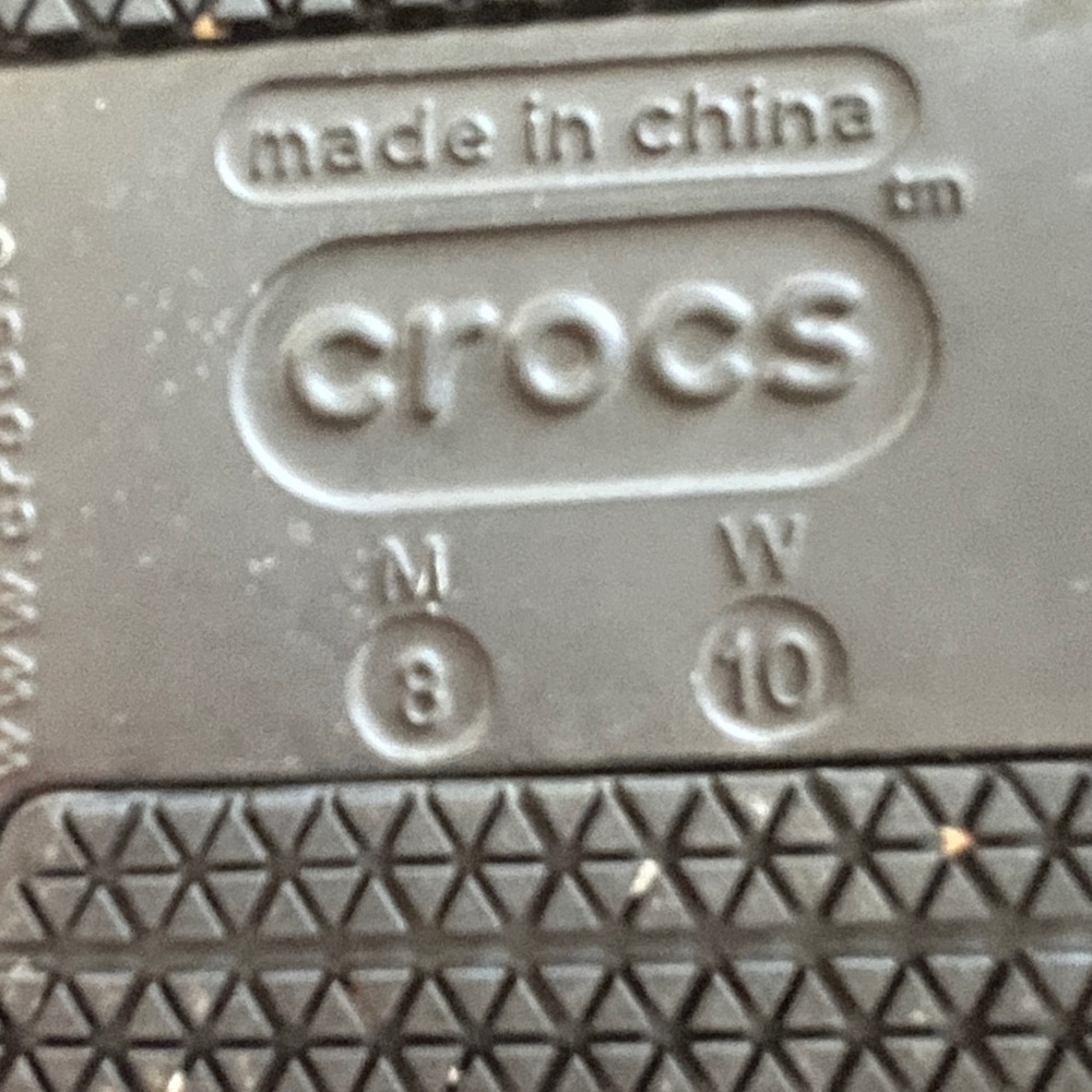 CROCS Bistro Graphic Flame 🔥 Slip Resistant Unisex Clogs Sz M 8  W10 - Picture 5 of 8